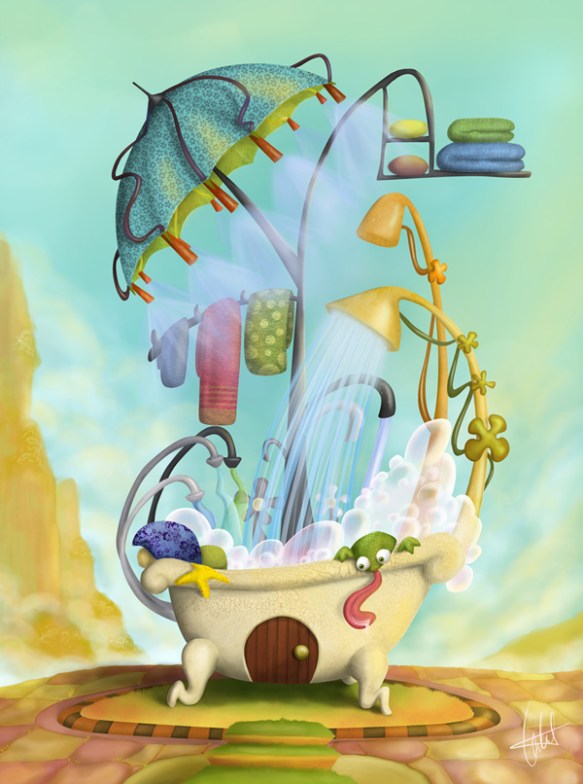 The Bath by cristalart at deviantArt.com