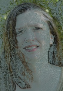 Wendy - photo manipulated by W. Holcombe