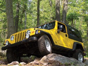 yellow jeep