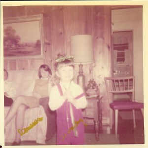 little Wendy at Chirstmas.