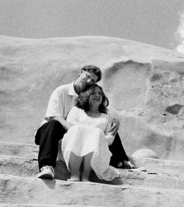 stuart and wendy on steps